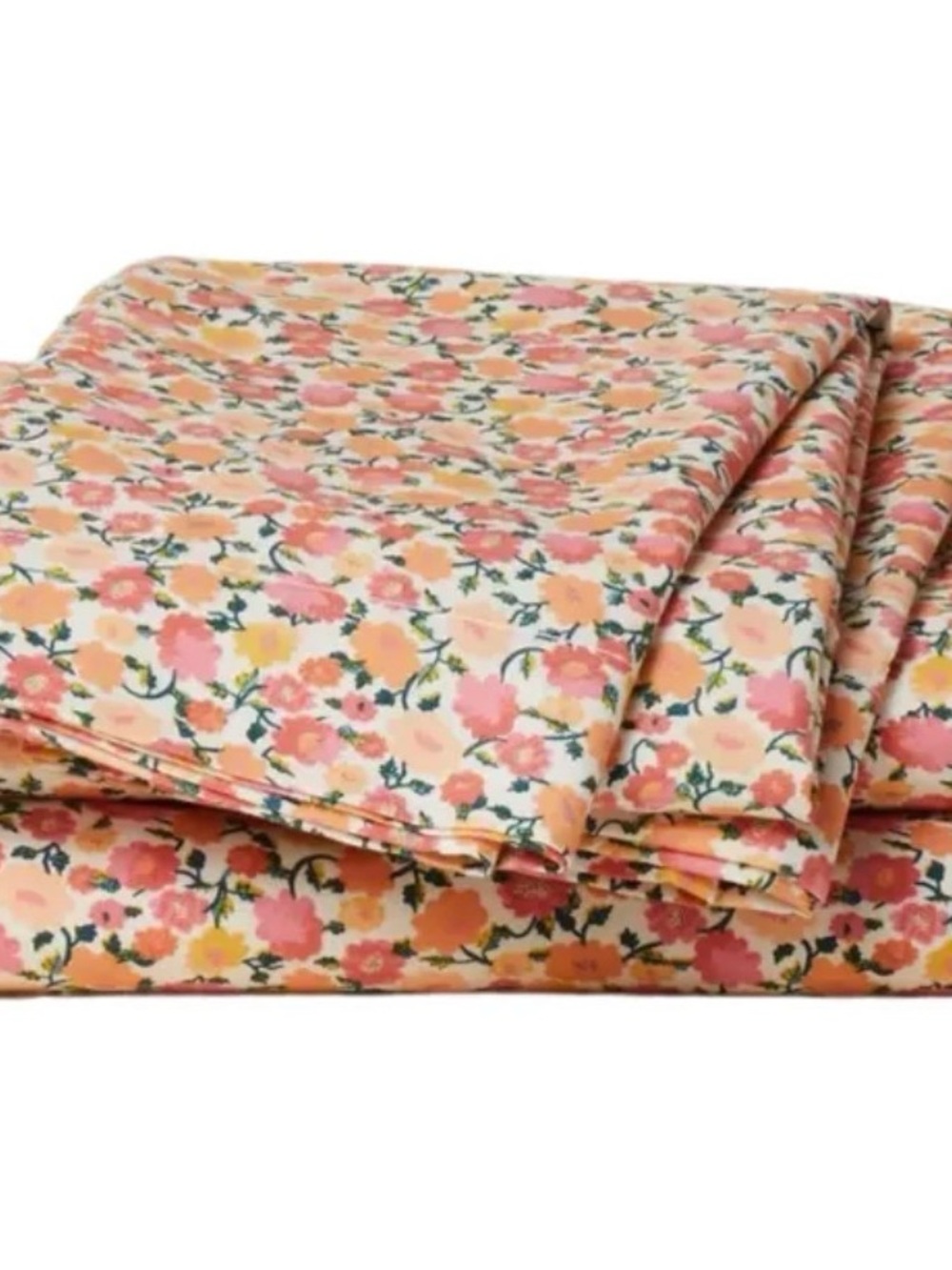 Opalhouse designed with Jungalow Floral Percale Cotton FITTED Sheet  - FULL SIZE